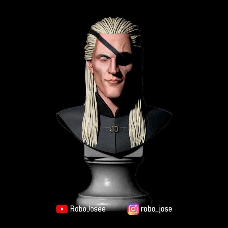 EXCLUSIVE AEMOND TARGARYEN BUST