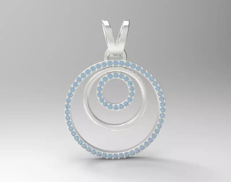 Combo Set Of Three Pendants Digital Cad Files 3D print model