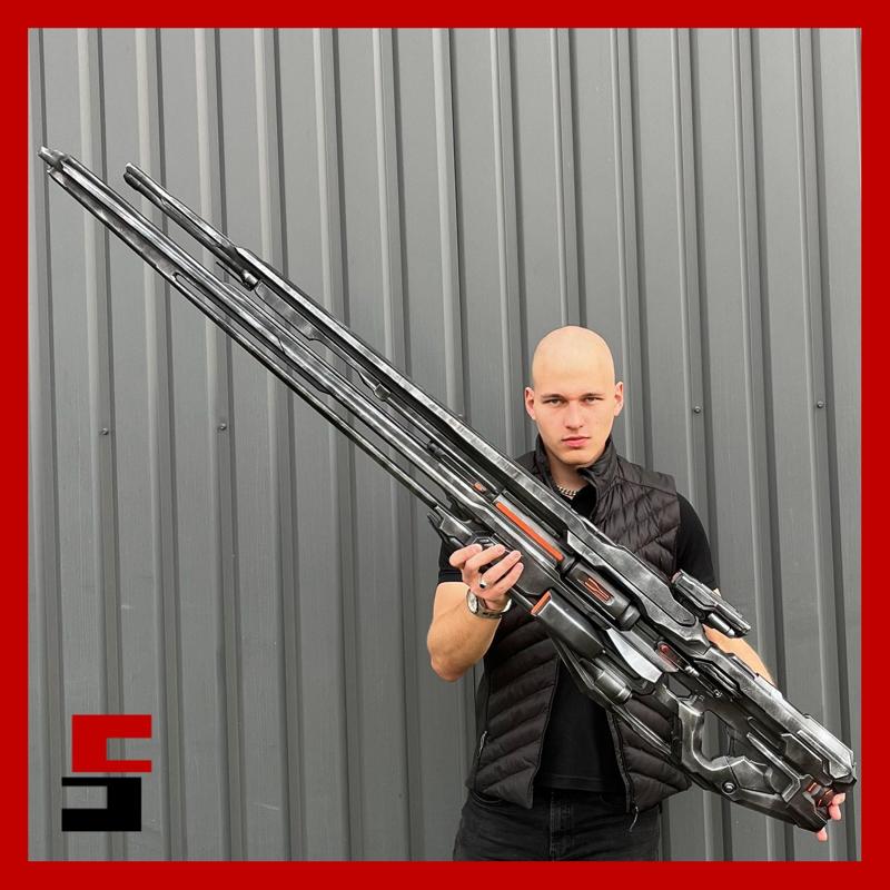Z-750 Binary Rifle Halo 4 Weapon Gun Replica Prop