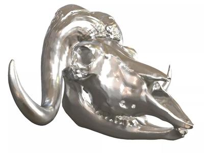Cranium Charm Muskox Silver