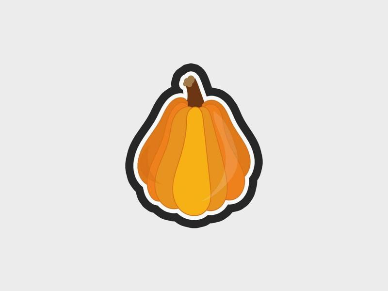 Fall Harvest Pumpkin Tall Cookie Cutter