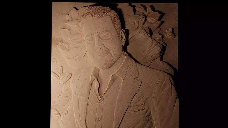 Jimmy Kimmel CNC 3d Print High Relief Sand Casting