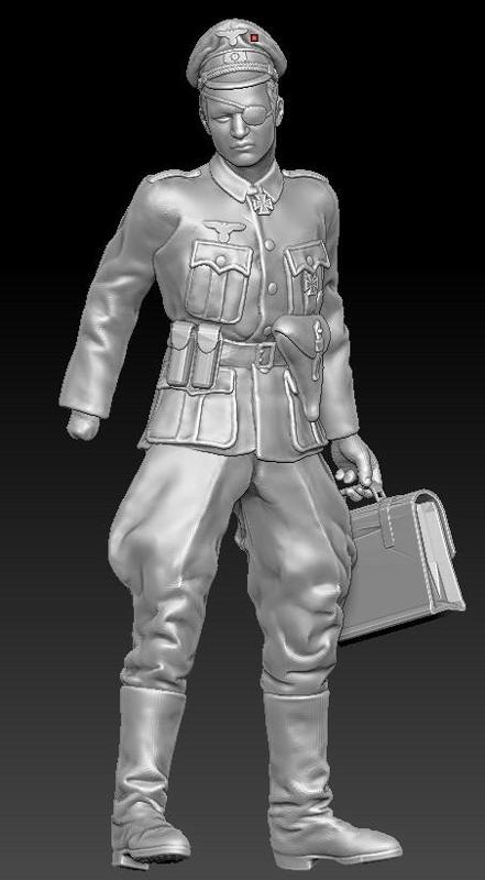 WW2 Schenk Graf von Stauffenberg Officer 1_35