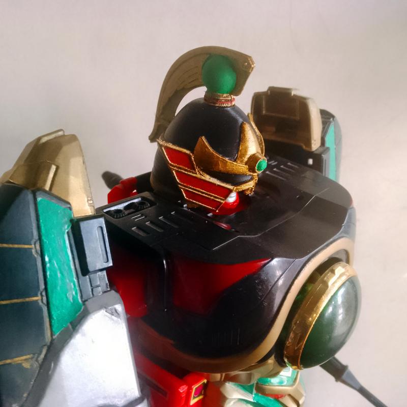 90s BANDAI THUNDER MEGAZORD HELMET - GOSEI GATTAI DAIREN'OH