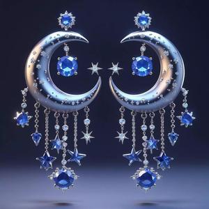 Celestial Moon  Star