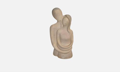 Loving Couple Embracing Statue, Minimalist Lovers Sculpture, Man Woman In Love, wedding, anniversary gift, Valentine's Day