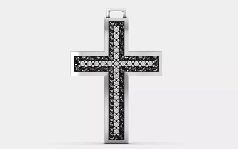 Cross patterned cross with texture saint jesus cristian 8