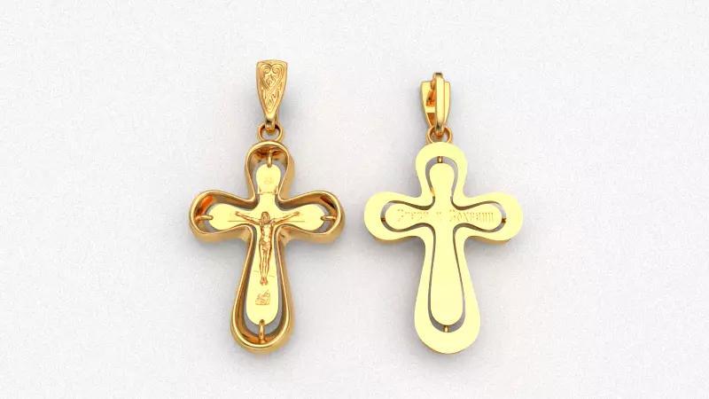 Cross ortodox 3D print model