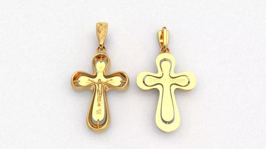 Cross ortodox 3D print model