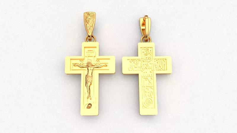 Cross ortodox 3D print model