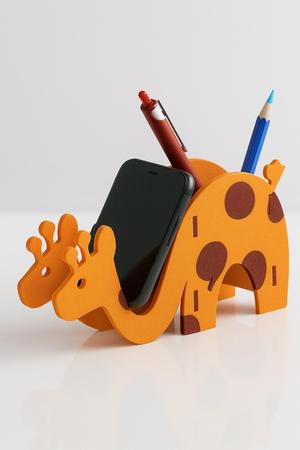 Giraffe Desk and Holder