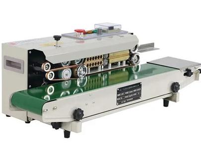 Fully Automatic Continuous Sealing Machine for Plastic and Aluminium Foil Bags Compact Heat Sealer