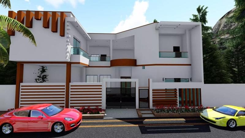 43 x 50 Modern House Design