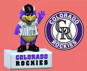 MLB - Colorado Rockies mascot statue - Dinger - 3d print