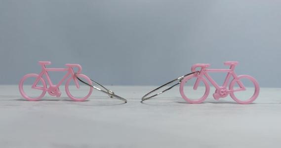 Bicycle earrings