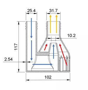 180 degree angled Water Suction Jet Pump Ejector vacuum