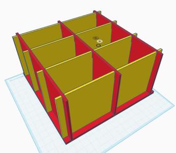 ORGANIZER FOR TV REMOTE CONTROLS, MARKERS, BRUSHES, ETC.