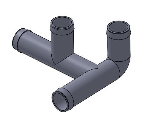 FIAT UNO water pipe