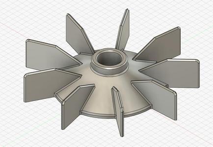 Electric motor fan