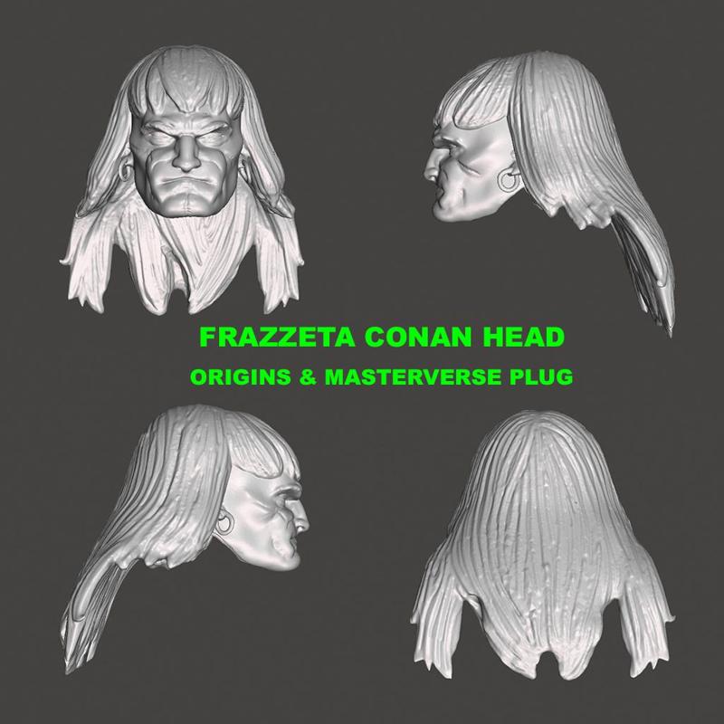 CONAN FRAZZETA'S HEAD