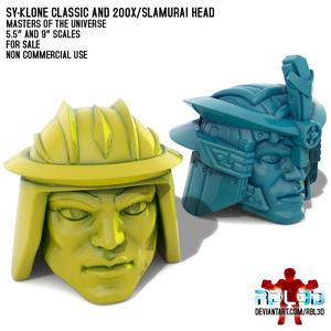 Sy-klone/Slamurai Heads  (Motu compatible)