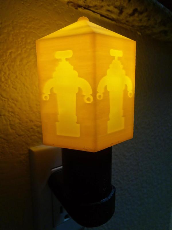 Robot Hexagon Night Light