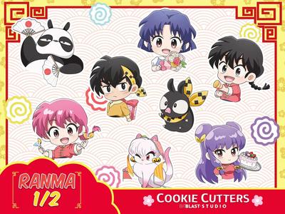 Ranma Cookie Cutters