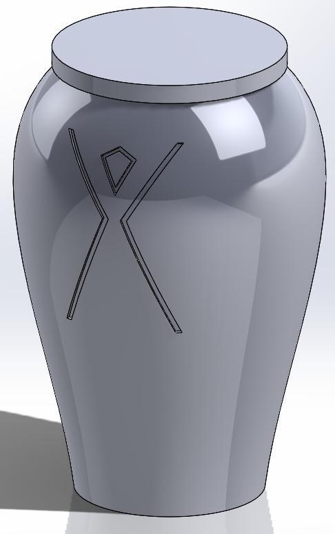Burning Man Urn