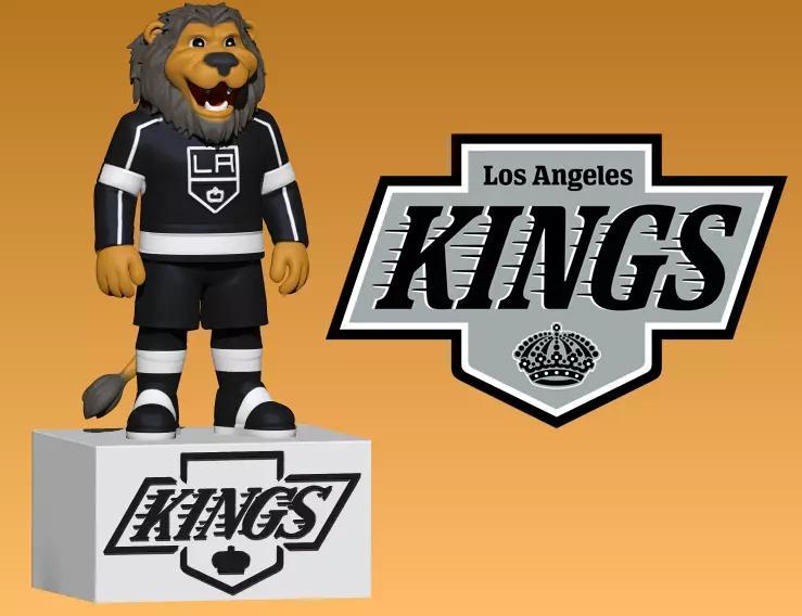 NHL - los angeles kings - Bailey the Lion mascot statue