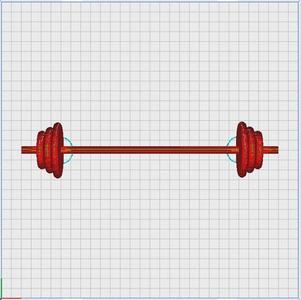 Barbell 3+2+1 kg