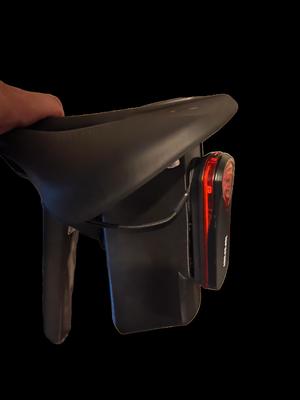 Under-Saddle Tool Holder & Garmin Varia Mount for M5 Rails (Specialized & Bontrager Compatible)