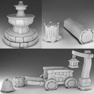 FuII set - farm decorations