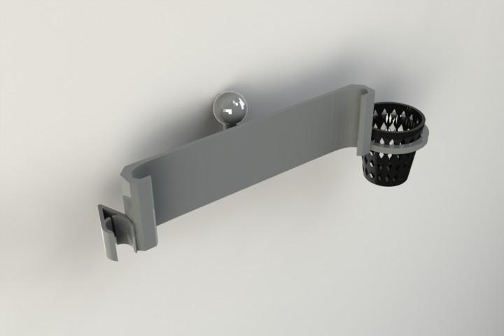 Remix of IKEA TERTIAL lamp Nexus 7 mount