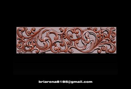 3D STL Models CNC Router - Carved decor