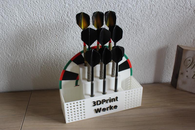 Dart wall mount customizable with dart pattern / Dart Wandhalterung Personalisierbar mit Dart Muster