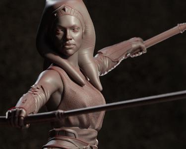 Ahsoka Tano 3D print