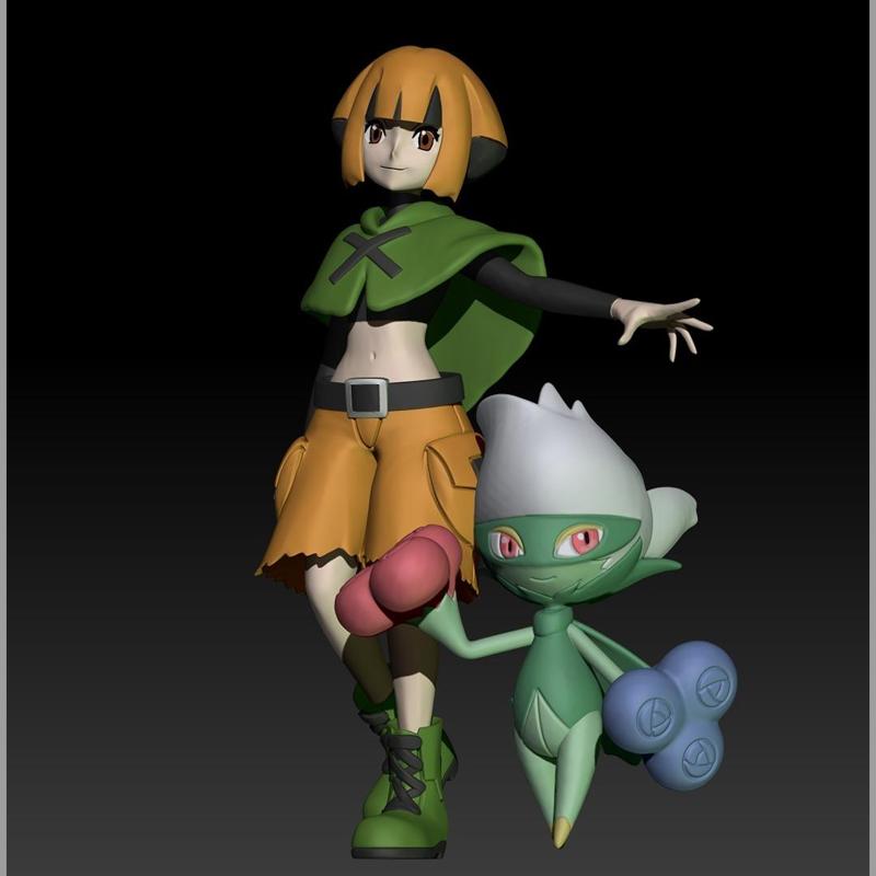 Pokemon Sinnoh Gym Leader Gardenia