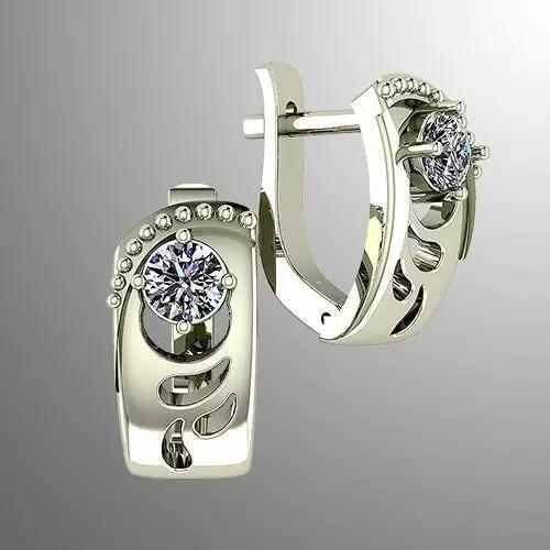 Earrings n 5 pair of with stones