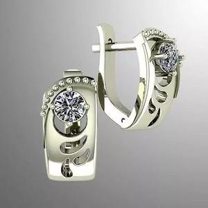 Earrings n 5 pair of with stones