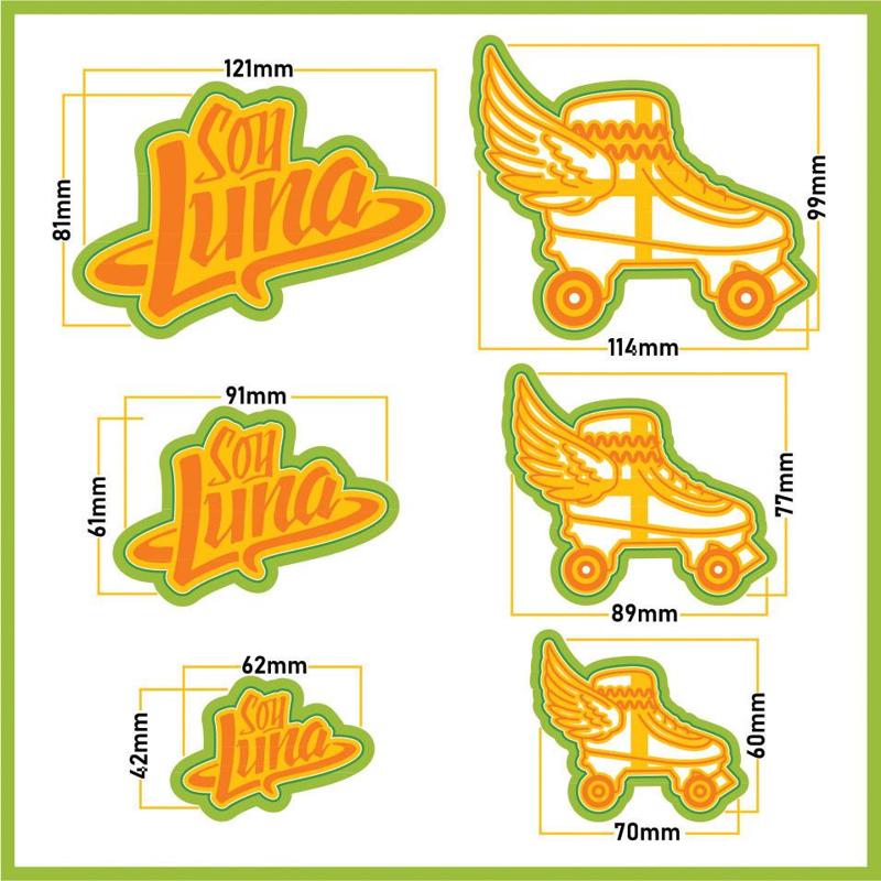 Cookie Cutter - Cookie Cutter - Soy Luna Logo & Skateboard SMALL, MEDIUM & LARGE