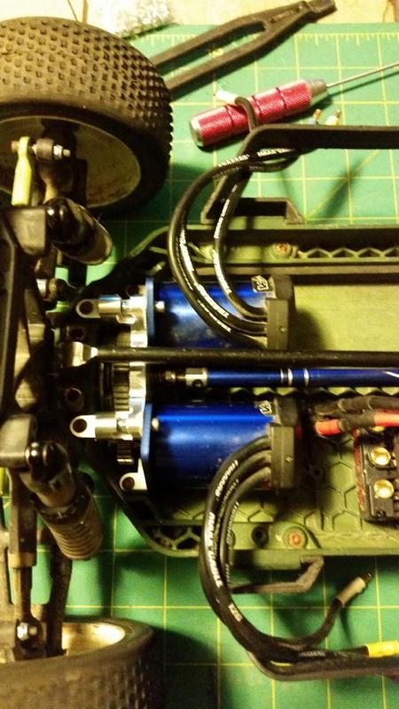 Traxxas Slash 4x4 LCG Dual Motor Mount