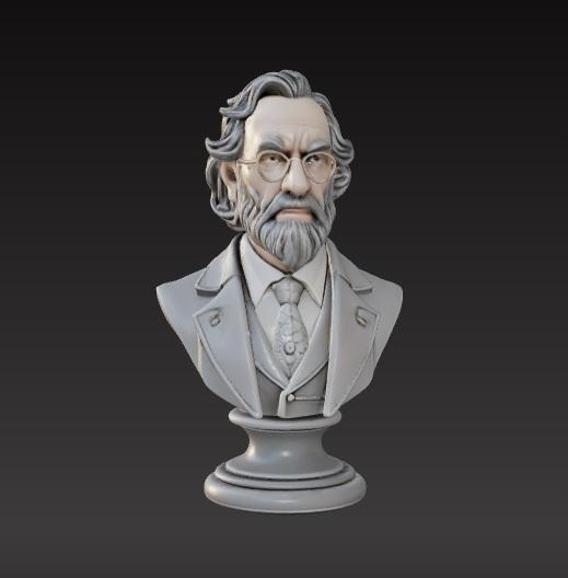 bust of a professor