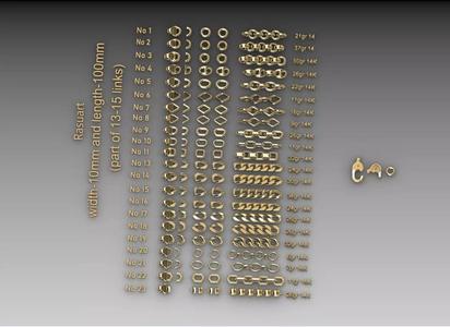 LINK CHAIN CUBAN 23 PIECE