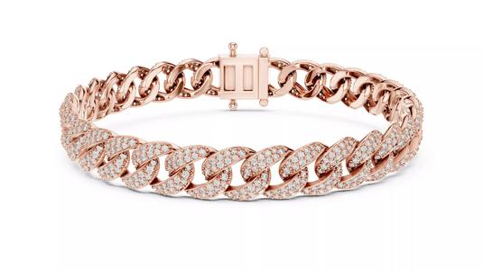 Cuban Chain  Bracelet 3dm stl renders Animation video details