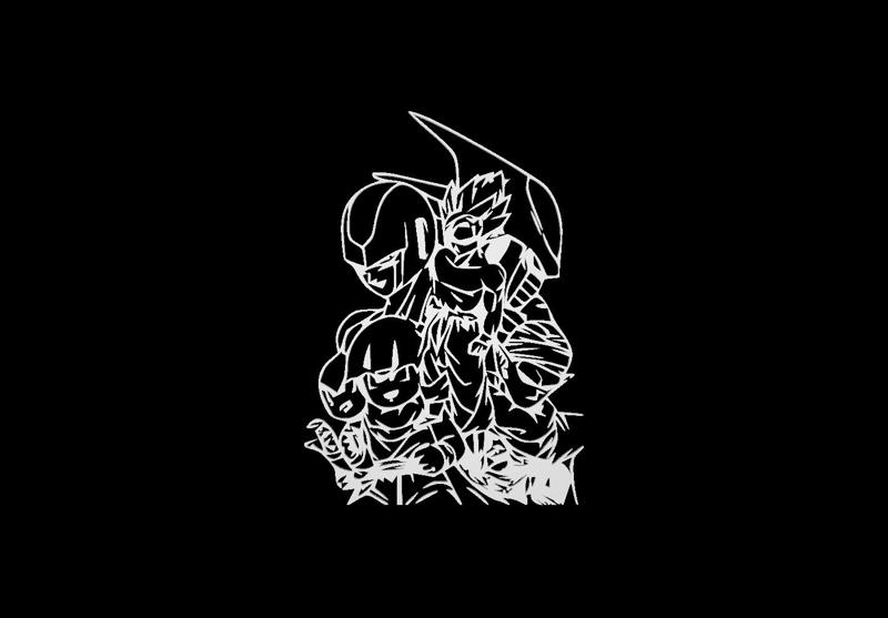 Goku cooler movie wall art