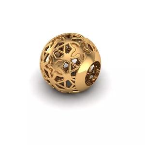 Jewelry gold - plated ball bead