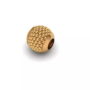 Jewelry gold plated ball bead