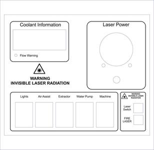 K40 Laser Machine Front Panel