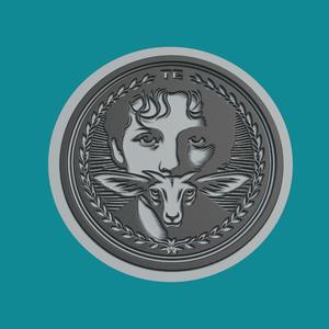 Hannibal Lecter Print Model Hannibal Lecter Medallion Hannibal Lecter Wall Decor