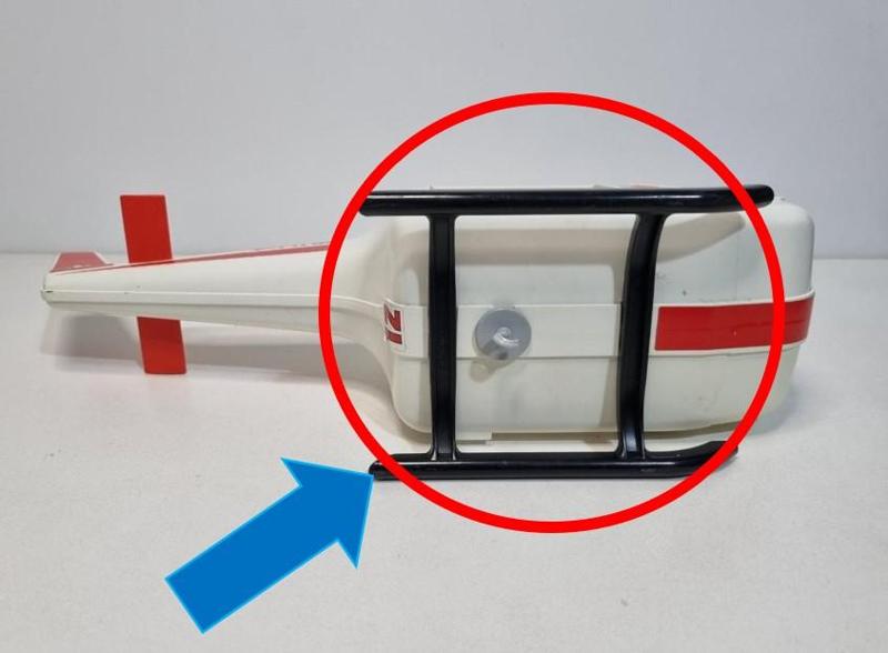 landing skid for helicopter p-fh85 PLAYMOBIL 3789